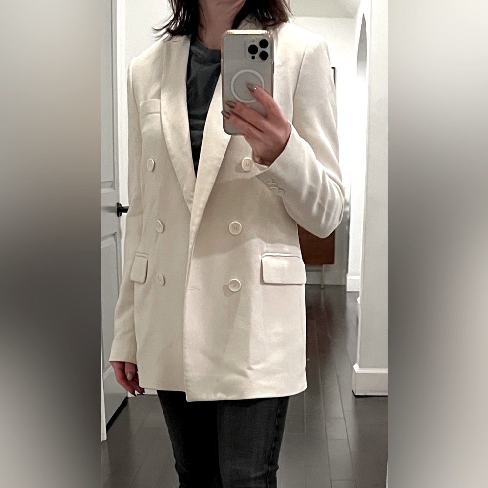 Zara double breasted blazer